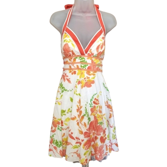 City Triangles Dresses & Skirts - City Triangles Floral White Party Dress